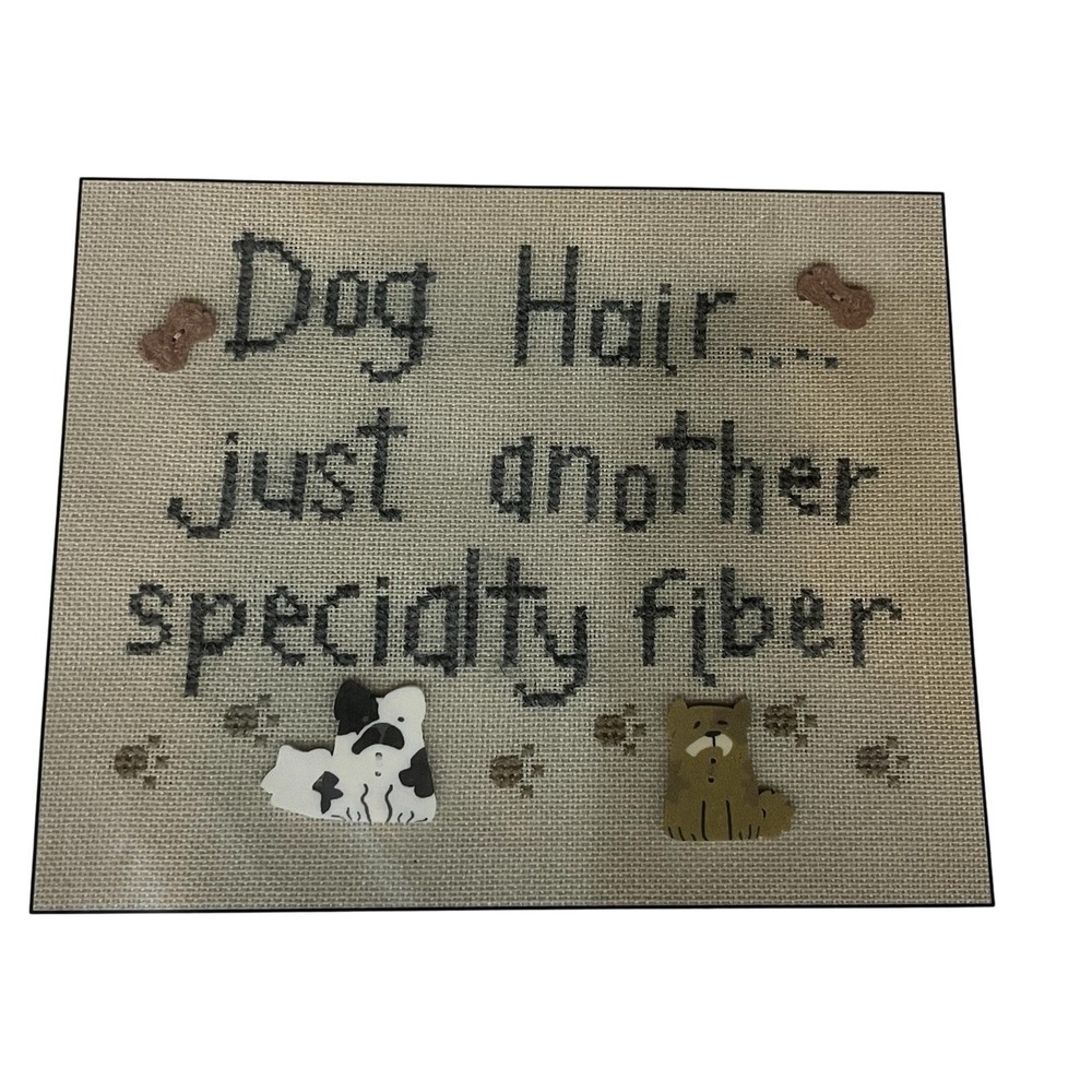 My Big Toe Cross Stich Designs " Dog Hair Just Another Specialty Fiber MBT-11